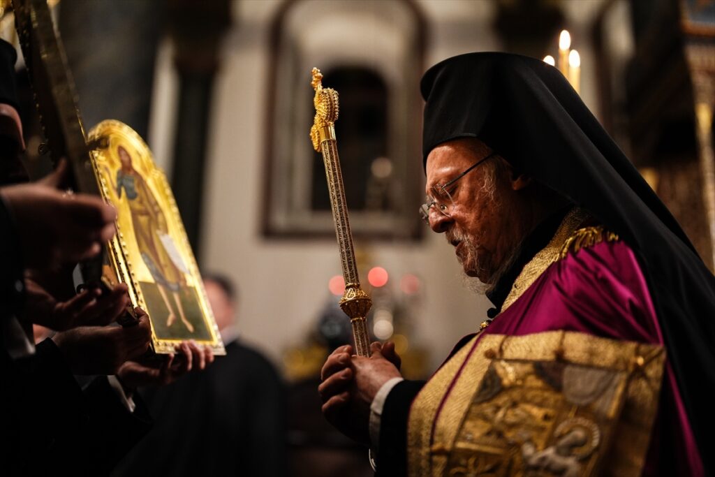 Fener Rum Patrikhanesi’nde Paskalya ayini yapıldı