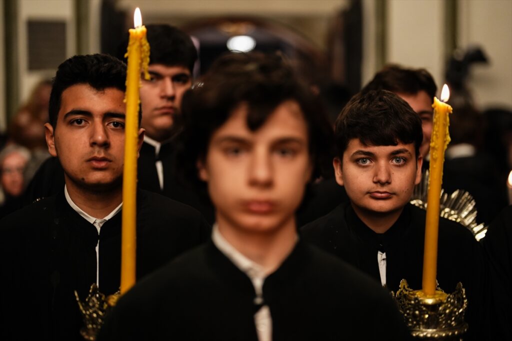 Fener Rum Patrikhanesi’nde Paskalya ayini yapıldı