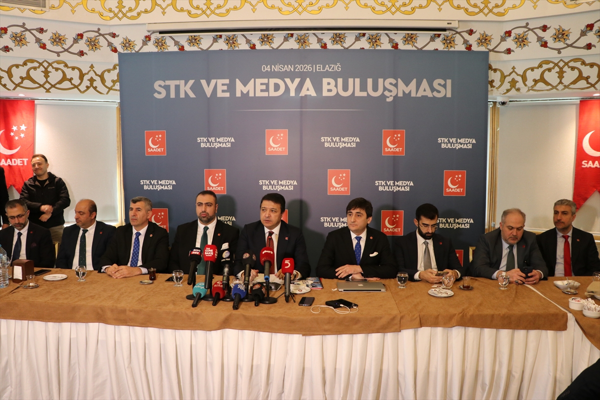 Saadet Partisi Genel Başkanı Arıkan, Elazığ’da konuştu: